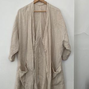 Elizabeth Suzann Harper Jacket size OSM natural linen